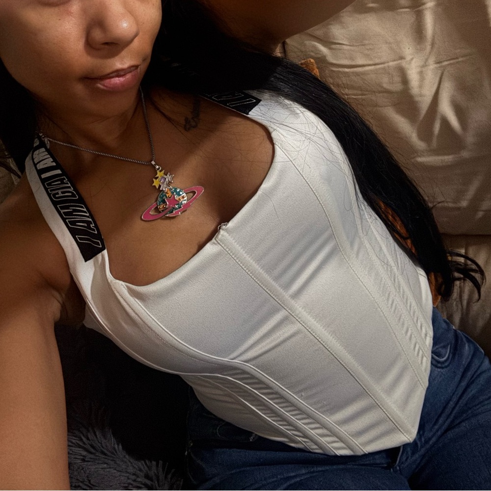 White corset